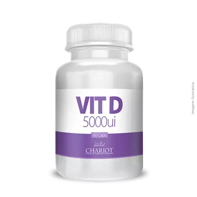 Vitamina D 5000UI 60 Cápsulas