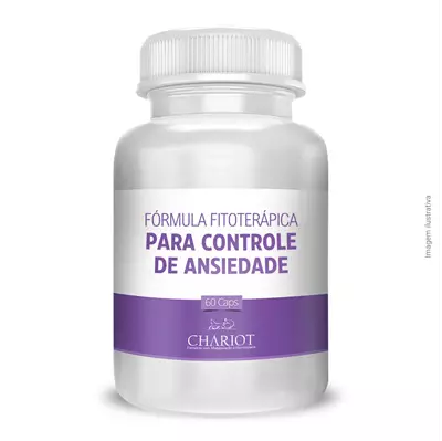 Fórmula fitoterápica para controle de ansiedade 60 Cápsulas
