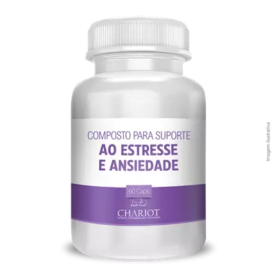 Composto para Suporte ao Estresse e Ansiedade  60 Cápsulas