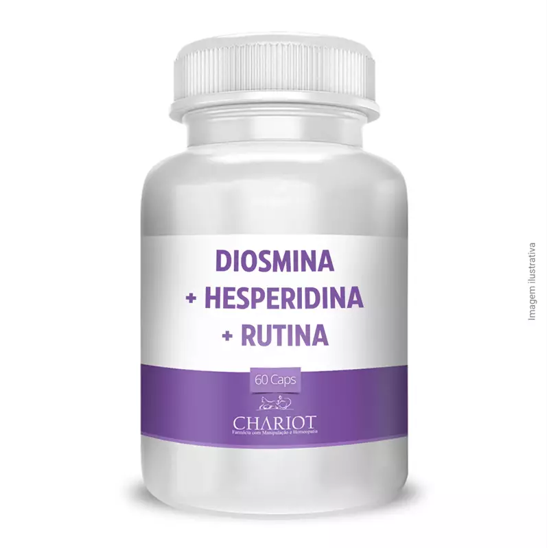 Diosmina + Hesperidina + Rutina 60 Cápsulas
